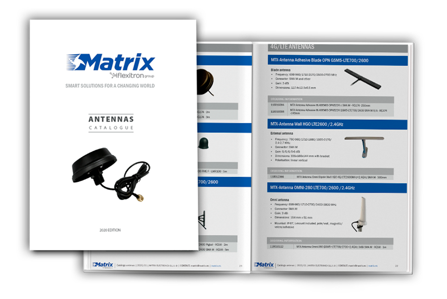Catálogo de Antenas y Cables Matrix Electrónica